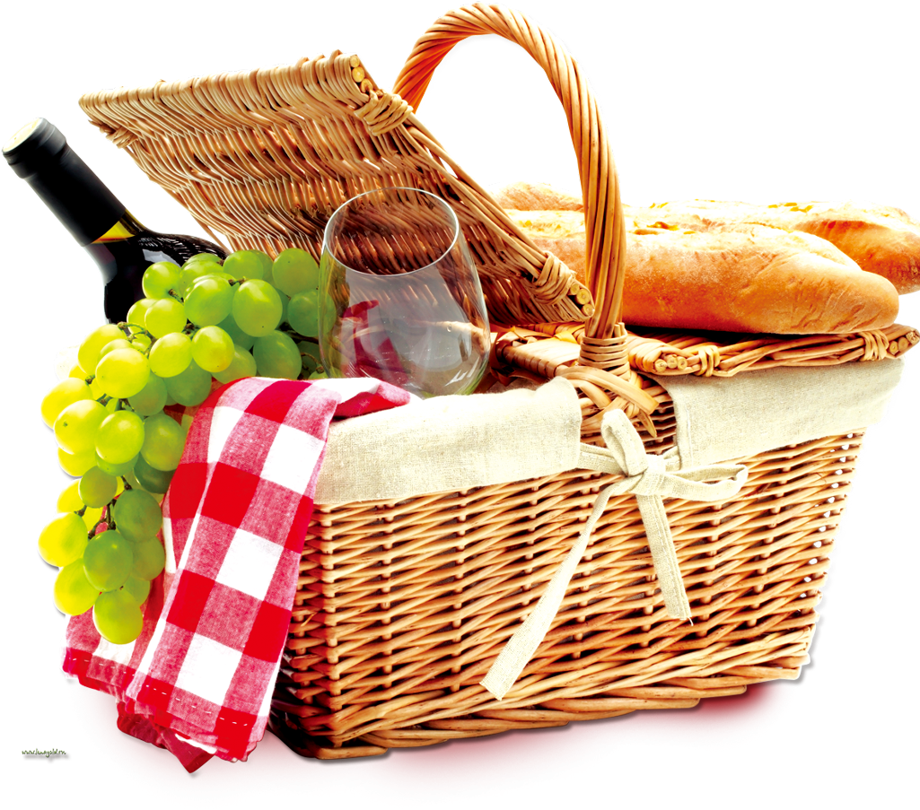 #ftestickers #picnic #picnicbasket #basket #food #wine - Cesta De Piquenique Png Clipart (1024x1524), Png Download