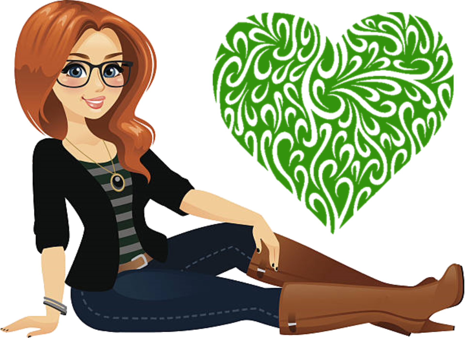 Sitting Clipart (1920x1396), Png Download