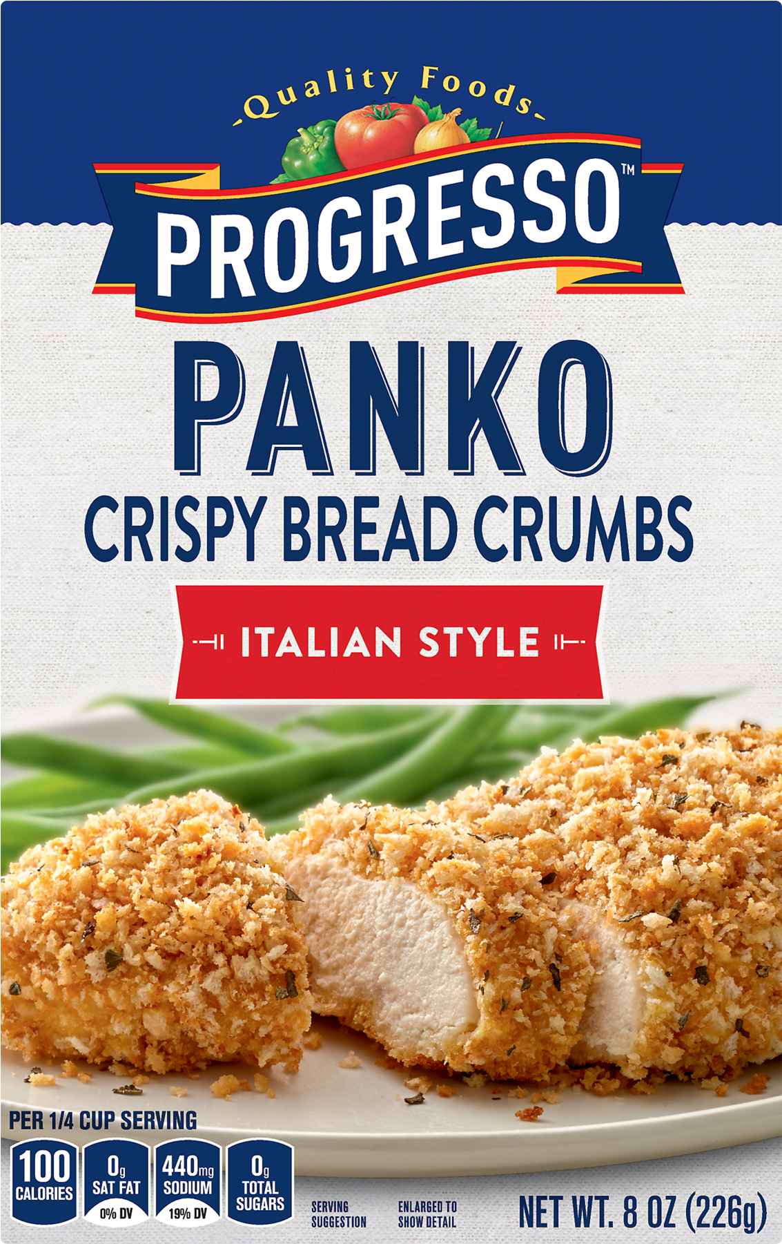 Progresso Panko Bread Crumbs, Italian Style, 8 Oz - Progresso Panko Bread Crumbs Clipart (1800x1800), Png Download