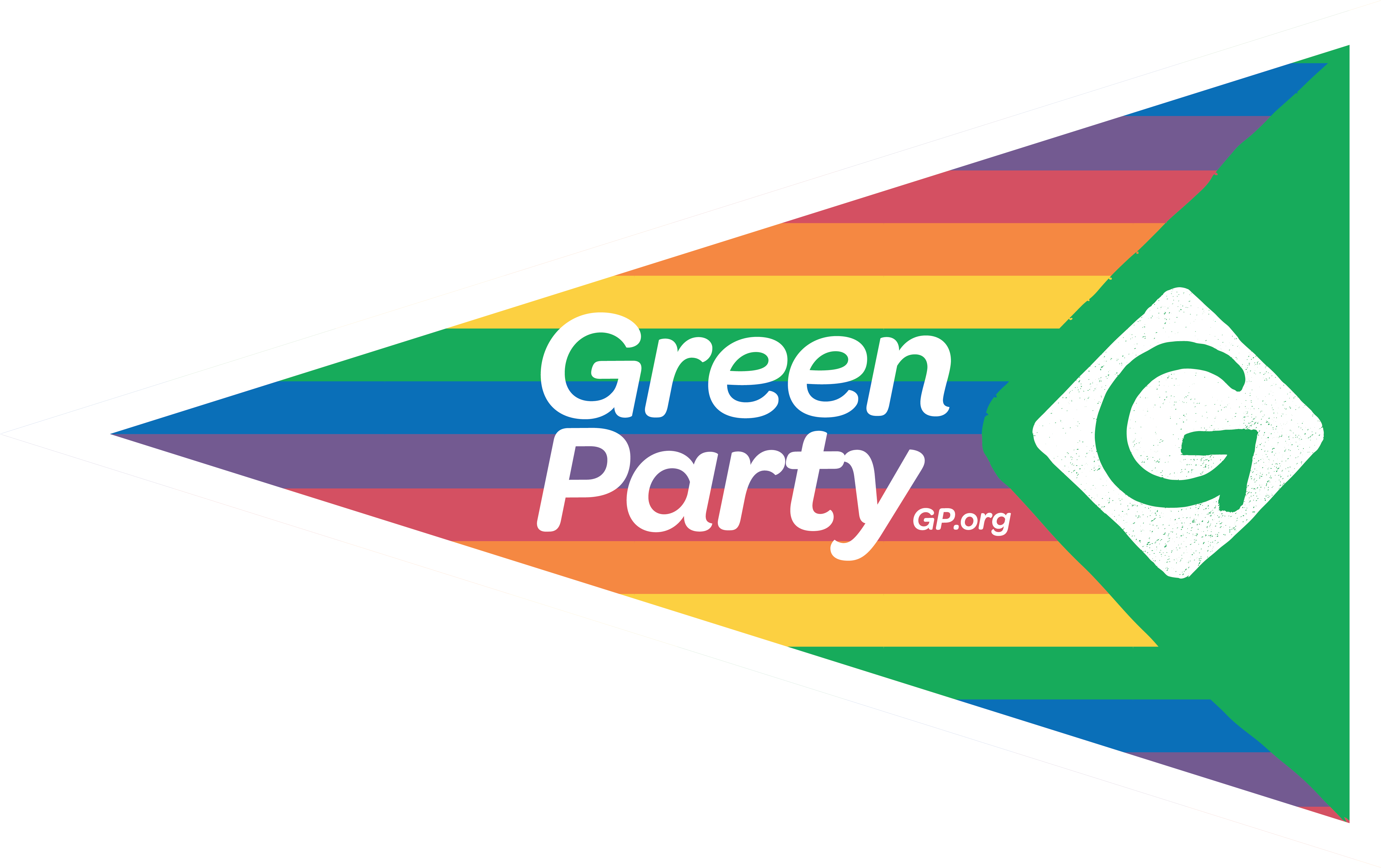 Gpus Pennant Votegreeen 3b - Graphic Design Clipart (5250x3300), Png Download