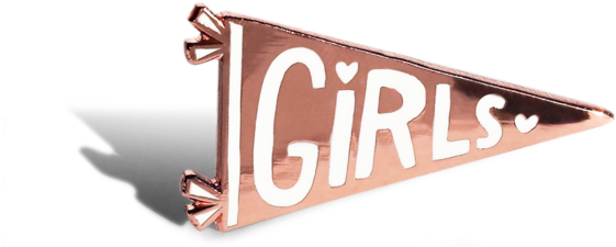 Girls Pennant Pin By Tuesday Bassen - Emblem Clipart (1024x1024), Png Download