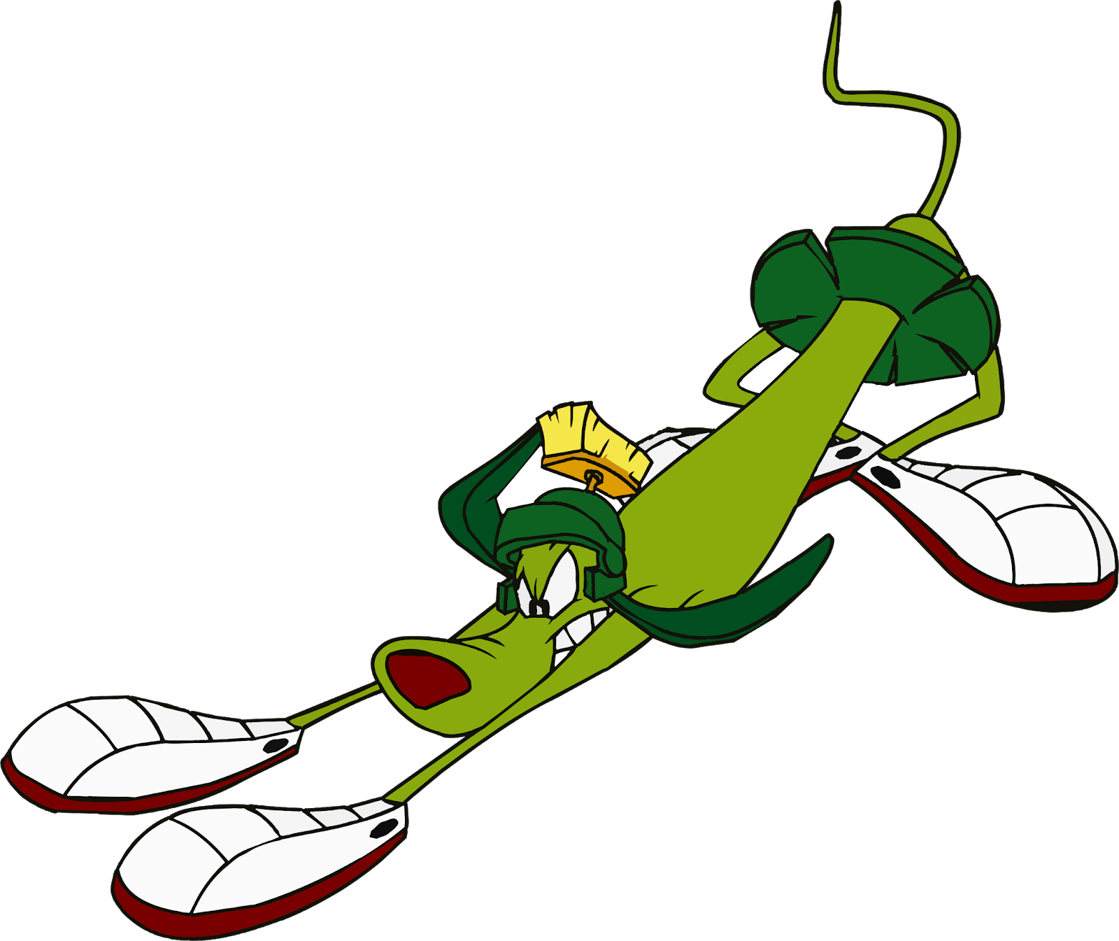 Marvin The Martian Cartoon Character, Marvin The Martian - Looney Tunes K9 Png Clipart (1600x1345), Png Download