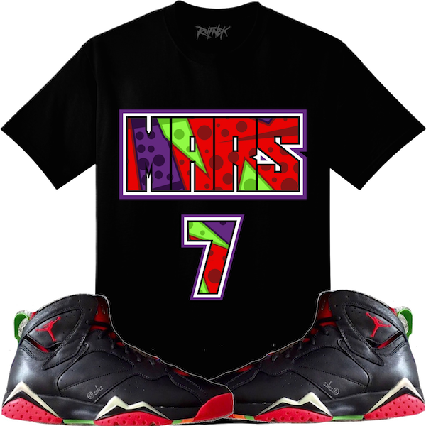 Jordan Martian 7 Shirt Marvin - Air Jordan 7 Marvin The Martian Outfits Clipart (600x600), Png Download