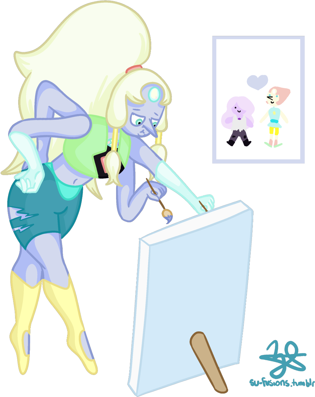 With Space-suit Pearl And Bikini Amethyst Sorry - Pearl Suits Su Clipart (1280x1280), Png Download