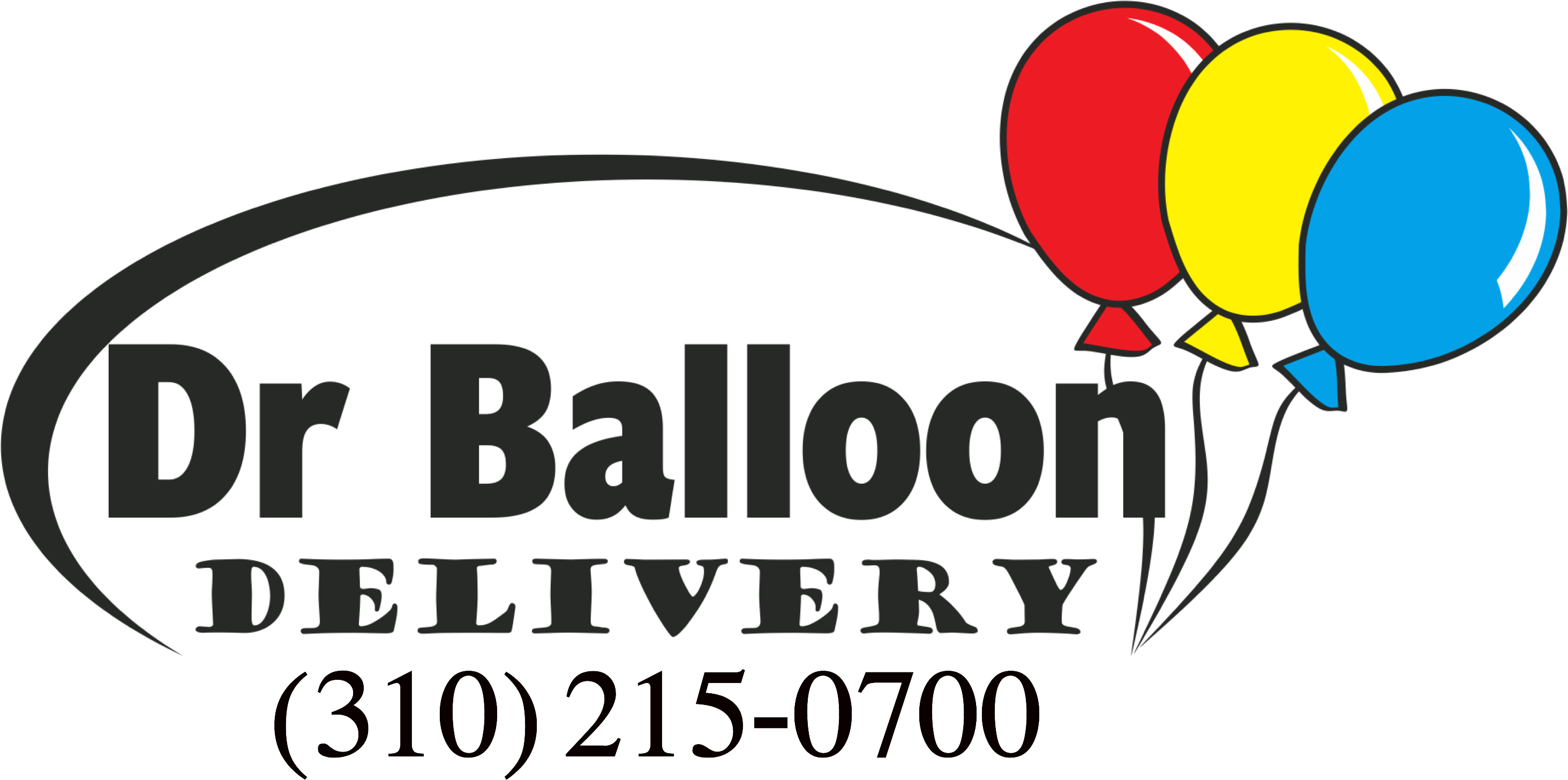 Delivery Clipart Van Delivery - Balloon Delivery Logo - Png Download (2927x1456), Png Download