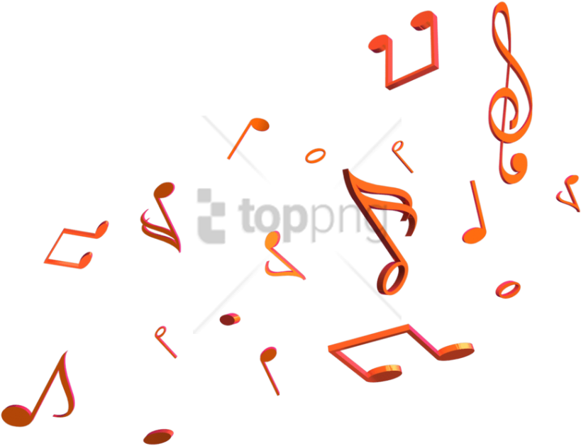 Free Png Download Color Music Notes Png Png Images - Efeitos Render Clipart (850x680), Png Download