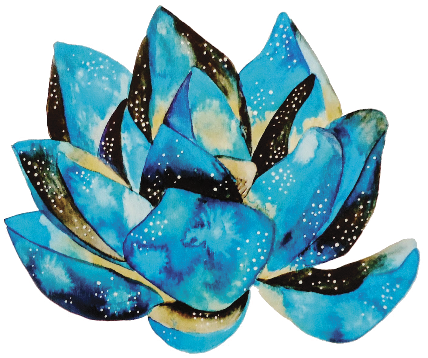 Universe Lotus Print - Tatuaje Pequeño Flor De Loto En El Tobillo Clipart (1600x1230), Png Download