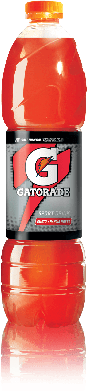 Gatorade Sport Drink Gusto Arancia Rossa Bottiglia - Gatorade Clipart (358x1280), Png Download
