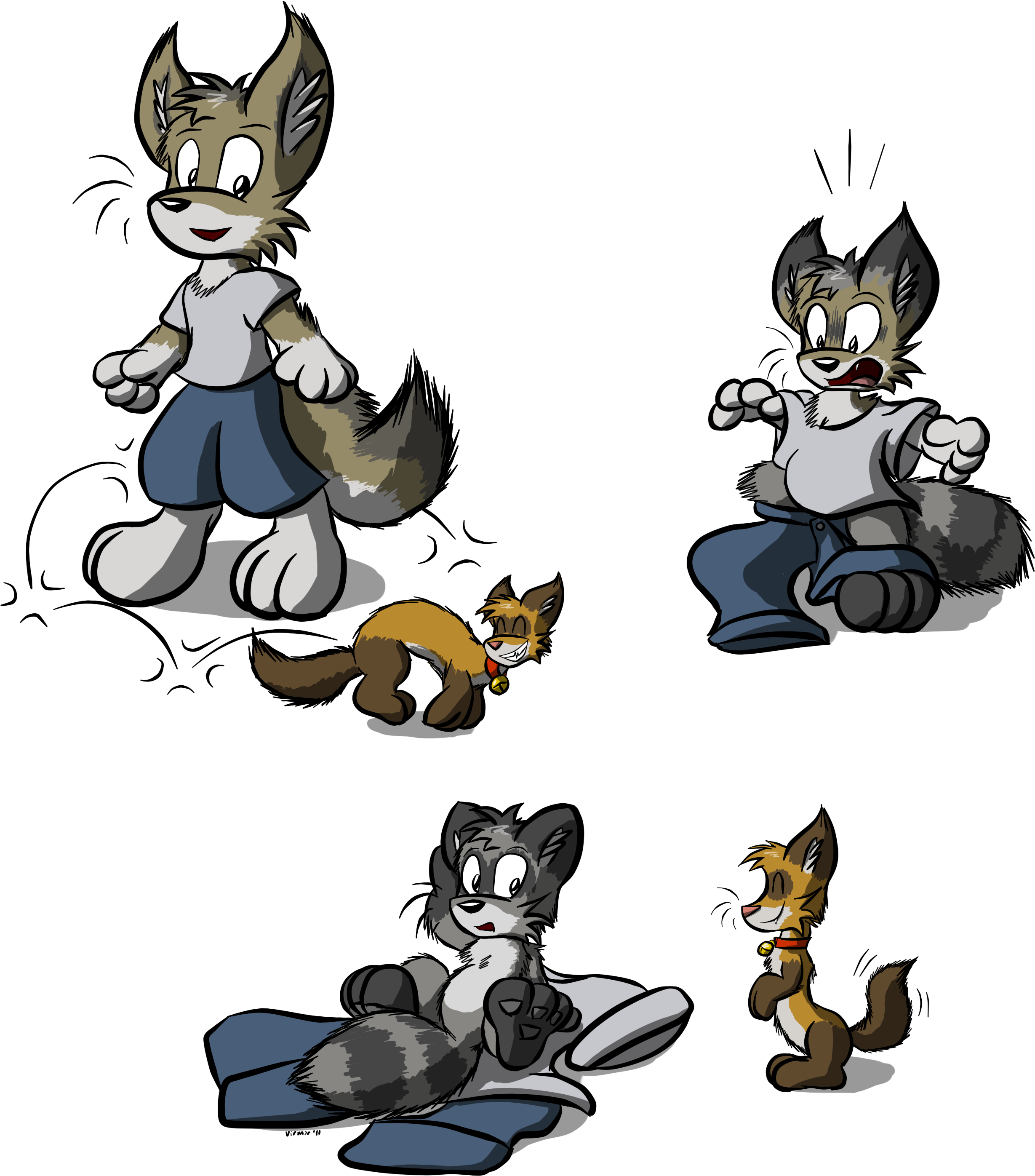 Loose Raccoonification Ferret Clipart (2596x2912), Png Download