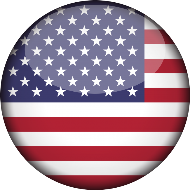The United States Flag - Us Flag Clipart Round - Png Download (866x650), Png Download