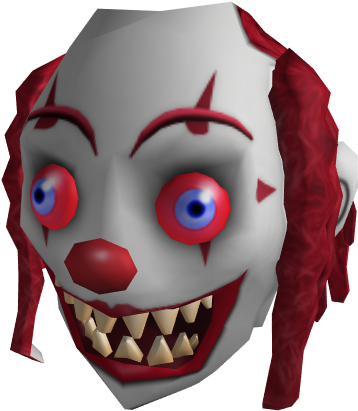 3d Roblox Clown Head Clipart Large Size Png Image Pikpng - roblox clown