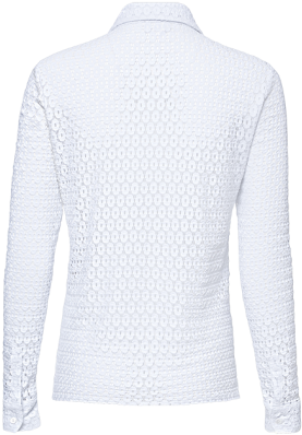 Stretch Circle-lace Shirt - Sweater Clipart (509x677), Png Download