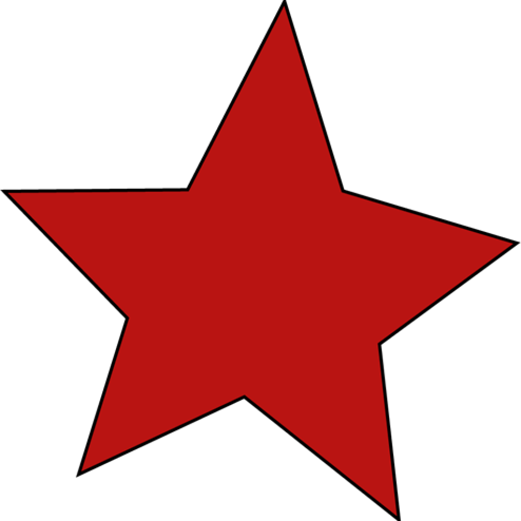Stars Clipart - Red Star Clipart - Png Download (1024x1024), Png Download