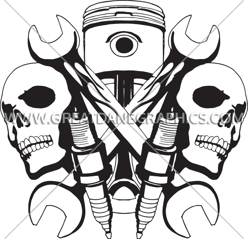 Picture Free Download Skulls Production Ready Artwork - Illustration Clipart (825x797), Png Download