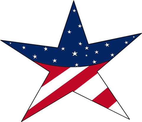 Memorial Day Clipart Png Clipart Stars Memorial Day - Memorial Day Star Png Transparent Png (600x630), Png Download