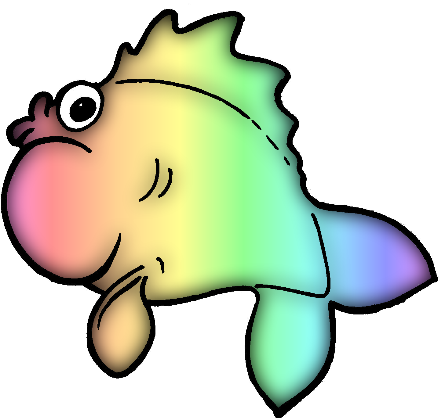 Fish Clipart - Png Download (1496x1386), Png Download