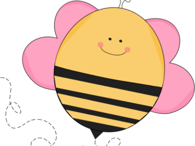 Bumblebee Clipart Pink Bee - Pink Bee Clipart - Png Download (640x480), Png Download