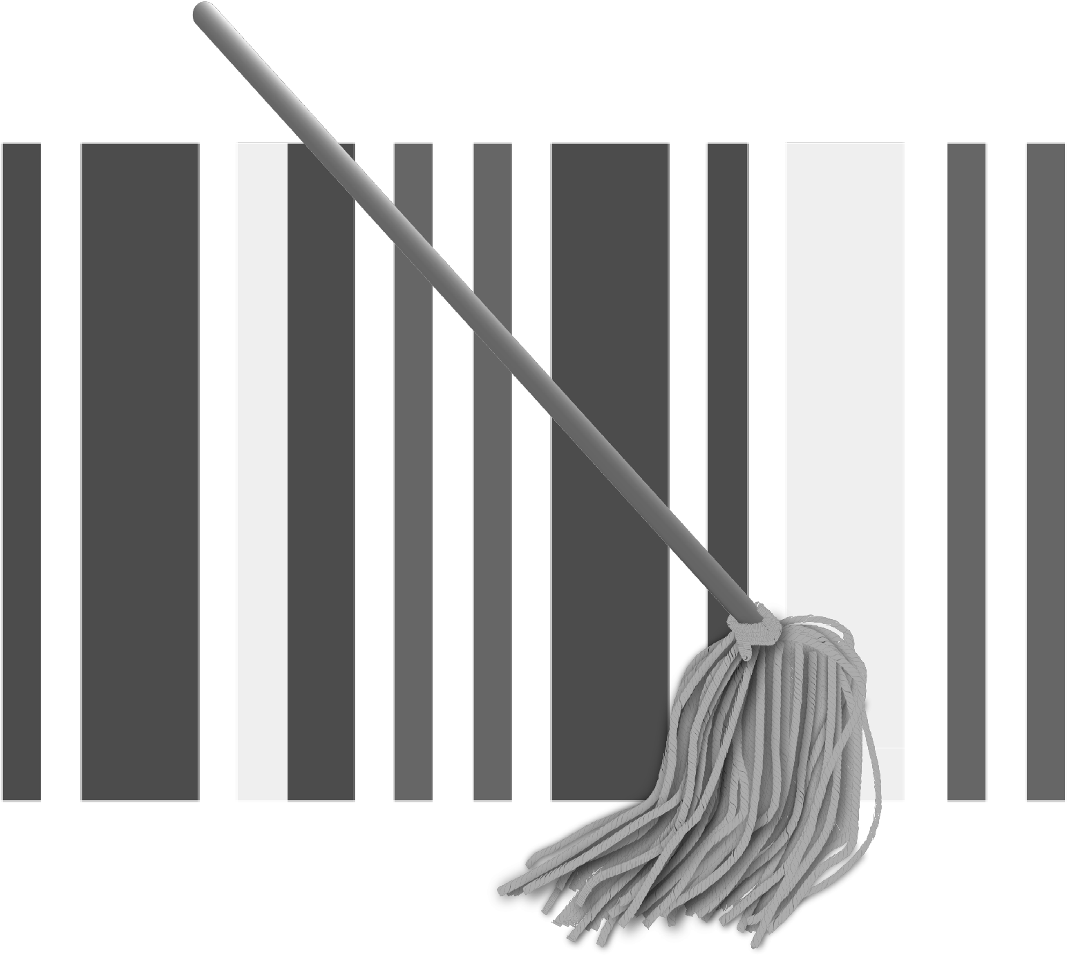 Wikidata Sysop Oversight - Mop Clipart (2000x1500), Png Download