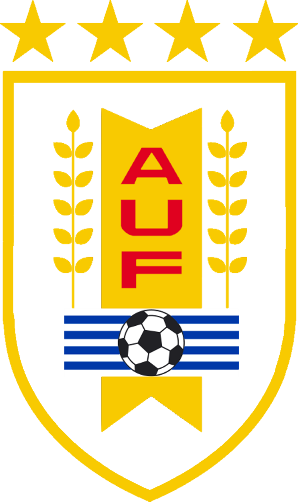 Escudo Asociación Uruguaya De Fútbol V1 - Logo Uruguay National Team Clipart (603x1017), Png Download