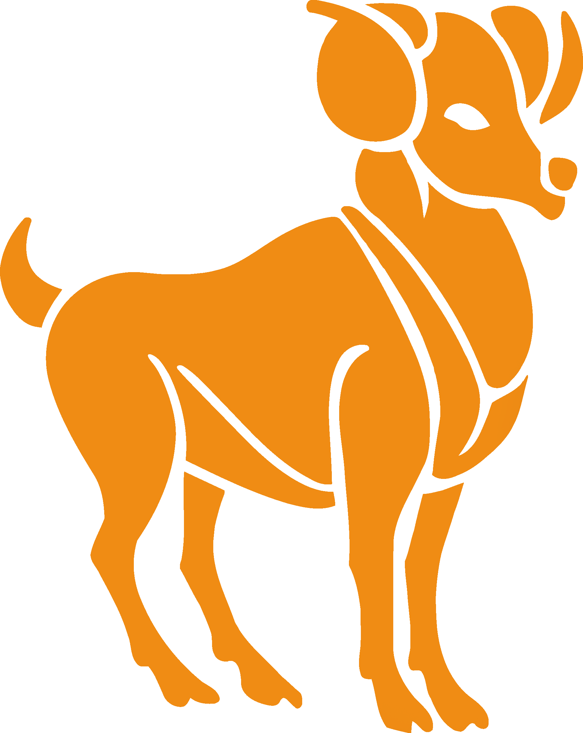 Aries - मेष राशि Clipart (1908x2400), Png Download