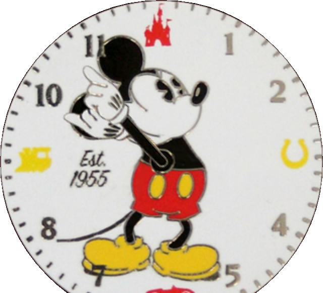 Mickey Mouse Ambassador Watch Pin Clipart (640x580), Png Download