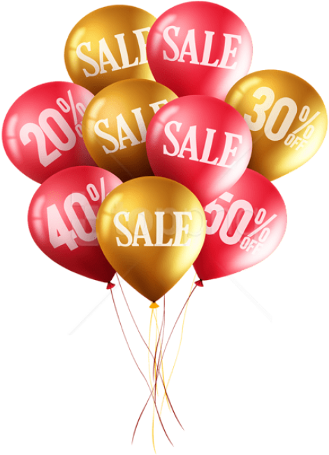 Free Png Download Advertising Sale Balloons Clipart - Sale Balloons Png Transparent Png (480x652), Png Download