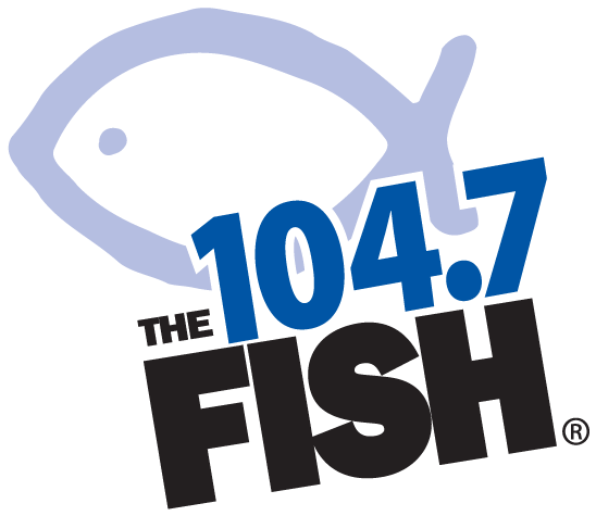 7 The Fish - 104.7 The Fish Clipart (600x600), Png Download