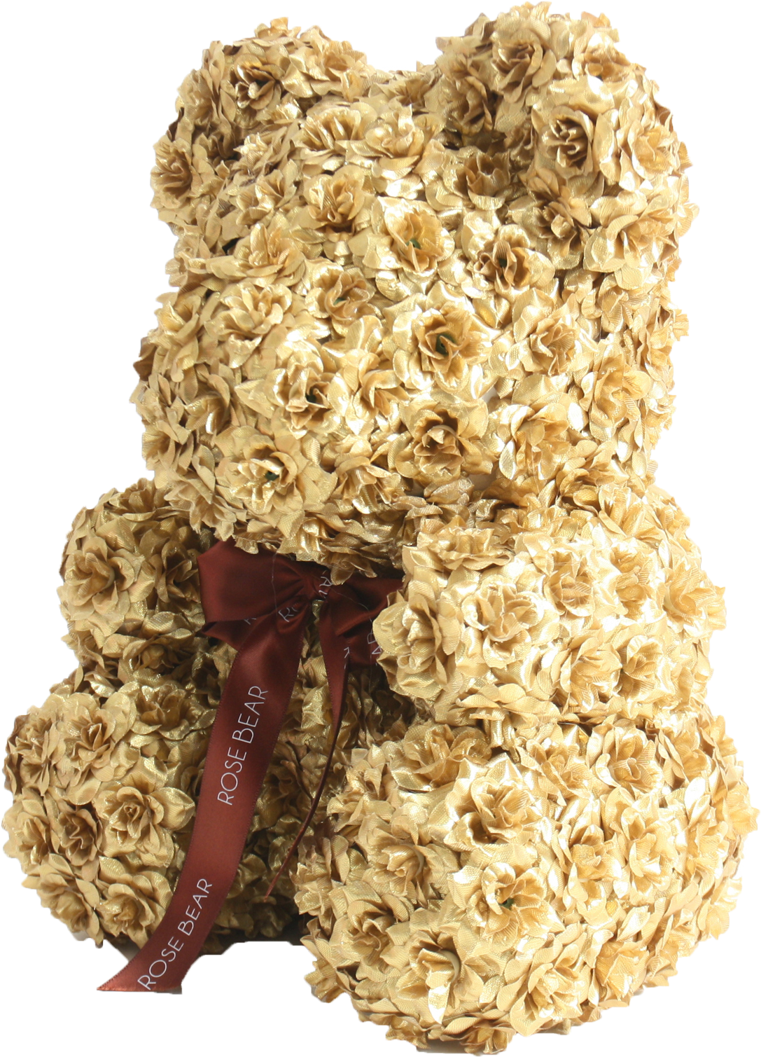 Gold Rose Bear , Png Download - Gold Rose Bear Clipart (1087x1509), Png Download