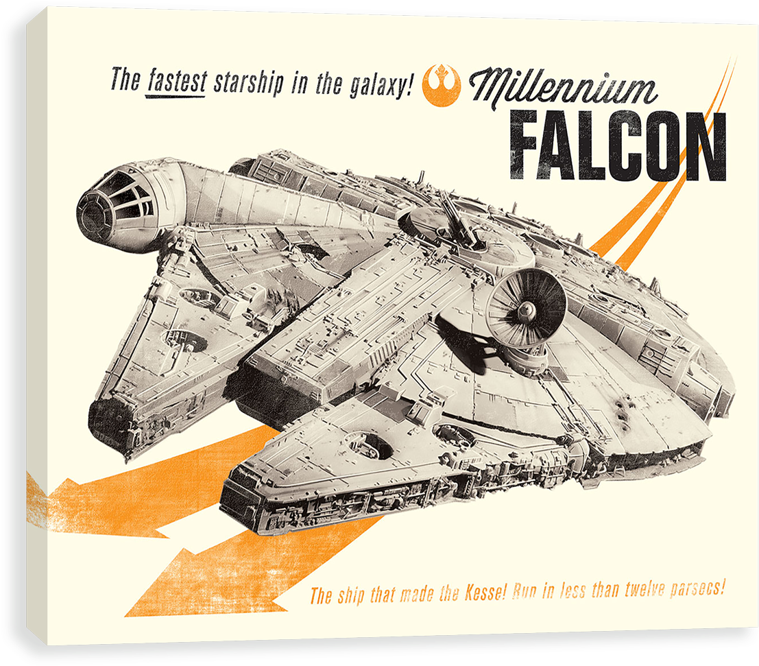 Millennium Falcon Clipart (1280x1280), Png Download