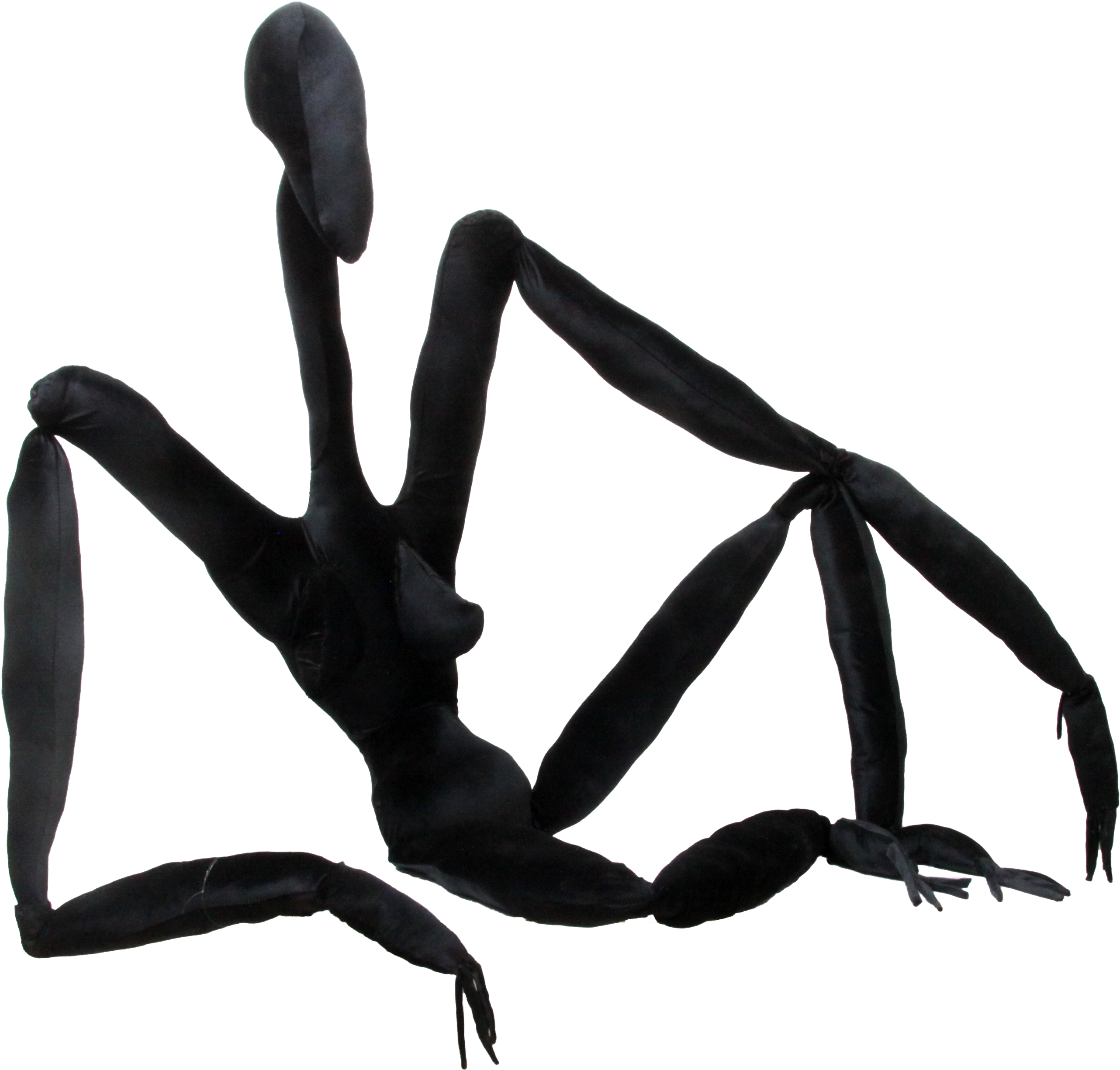 'contemporary Fashion Body' Mixed Media In Black Velvet Clipart (2564x2450), Png Download