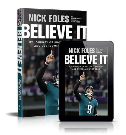 When The Philadelphia Eagles' Starting Quarterback - Believe It My Journey Of Success Failure Clipart (525x590), Png Download
