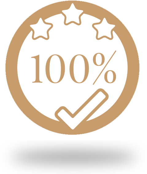 100% Of Satisfaction Guaranteed - Circle Clipart (600x600), Png Download