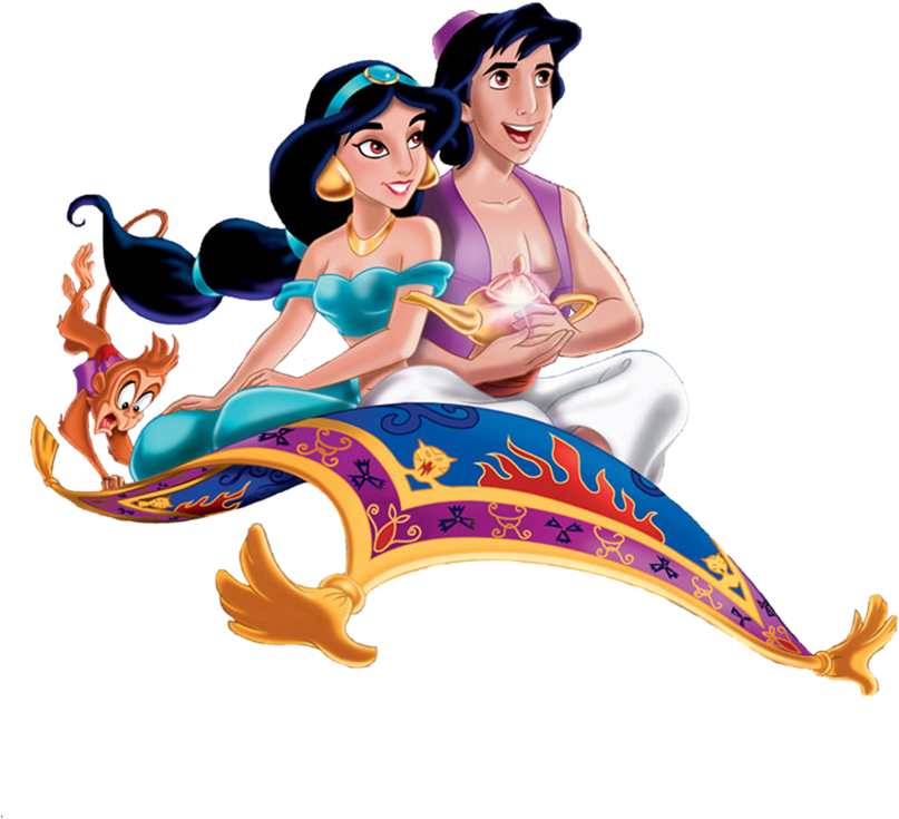 Яндекс - Фотки - Aladdin And Jasmine Png Clipart (819x1024), Png Download
