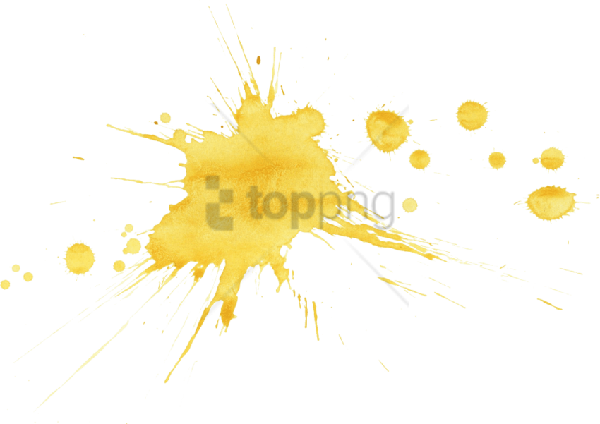 Free Png Download Yellow Paint Splash Png Png Images - Sparkler Clipart (850x601), Png Download