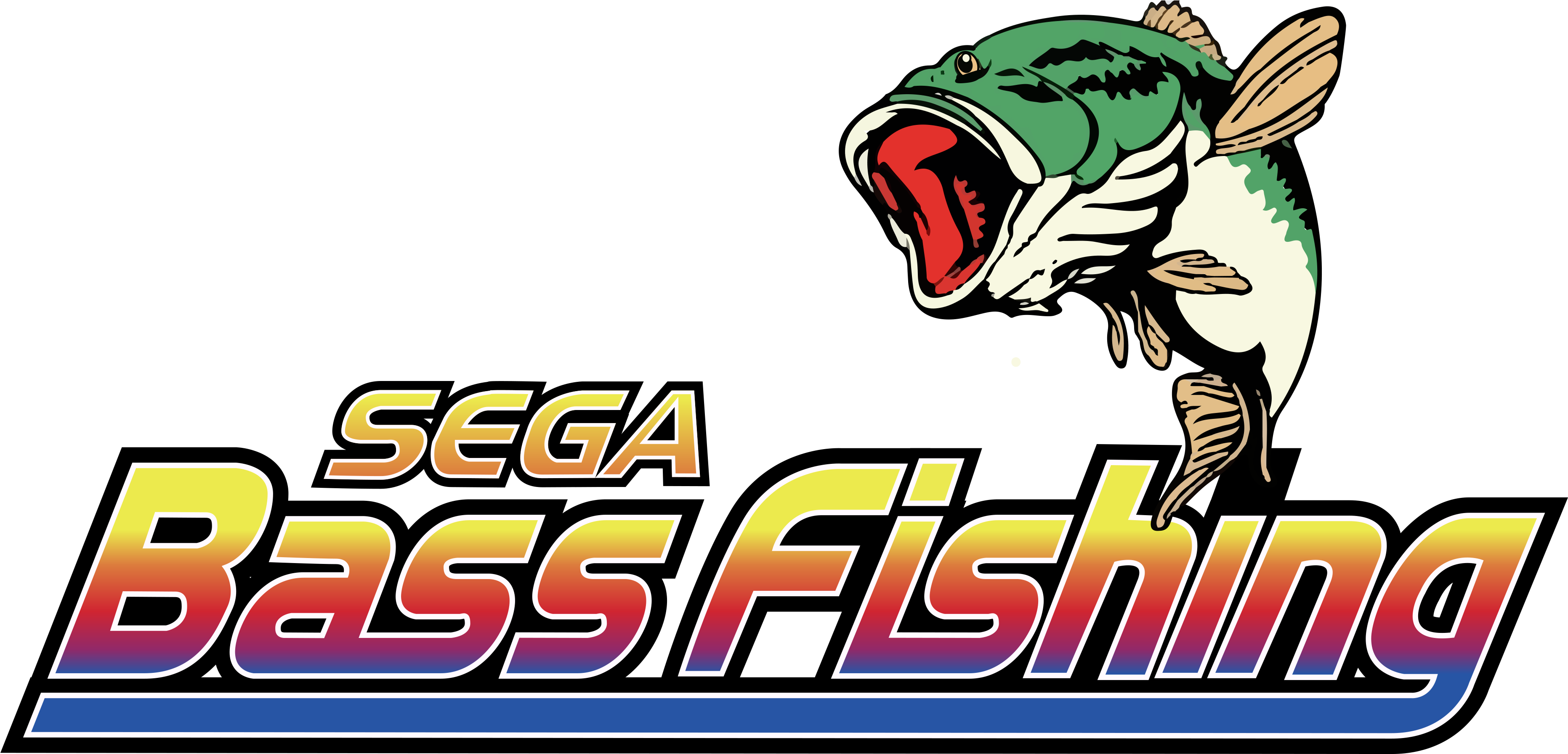 Sega Bass Fishing Clipart (3940x2160), Png Download