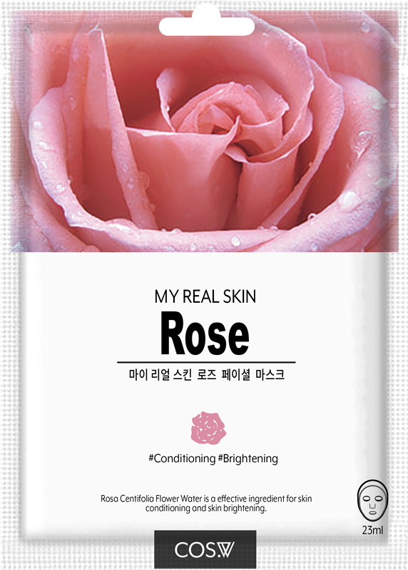Cosw Rose Myrealskin Mask Small - Facial Clipart (700x933), Png Download