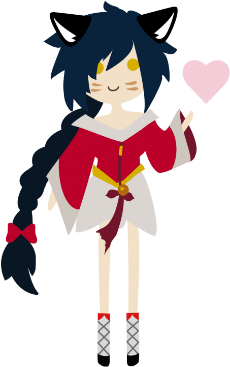 Cute Ahri - Cartoon Clipart (630x822), Png Download