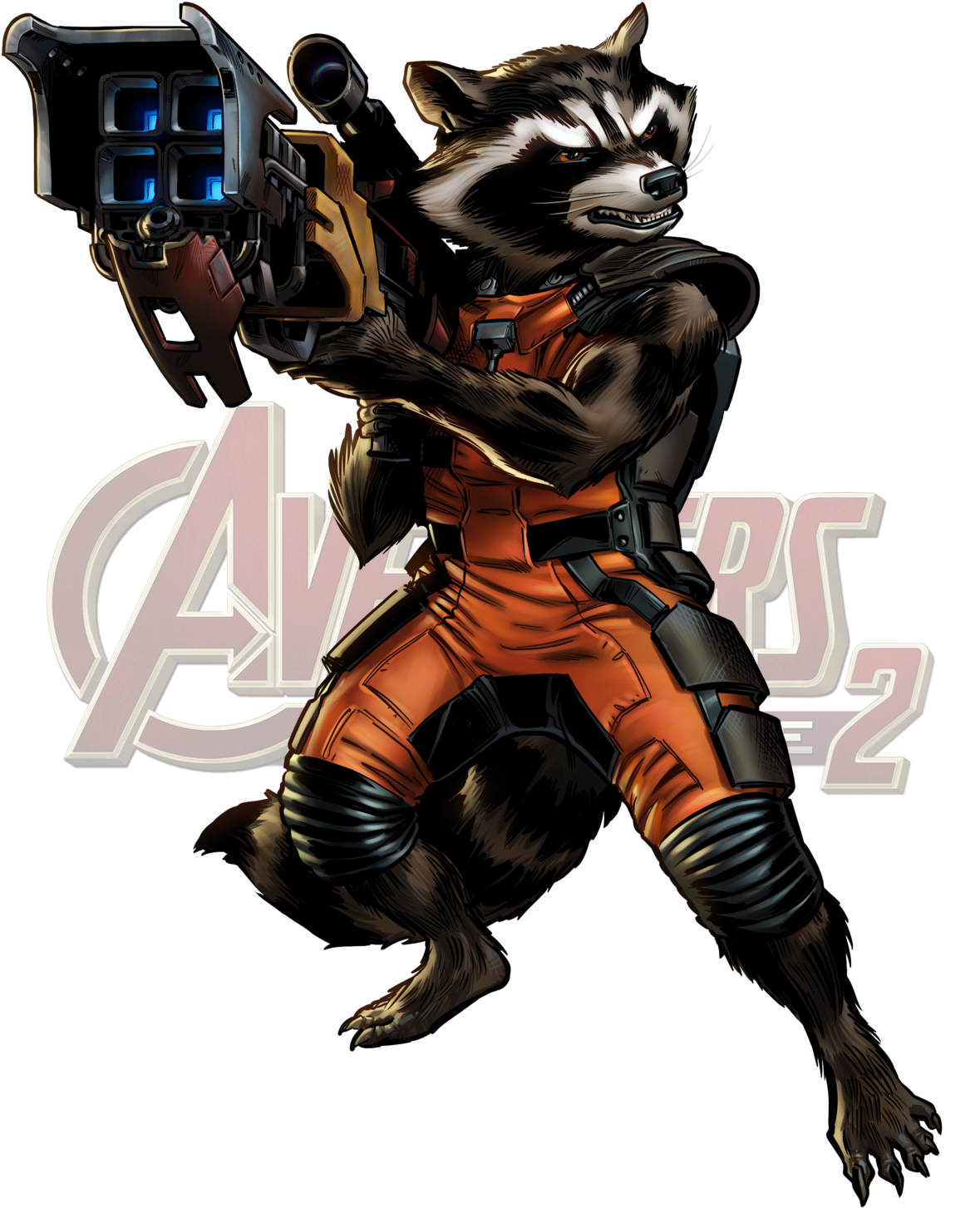 Marvel Avengers Alliance Wikia Fandom Powered - Rocket Racoon Comic Png Clipart (1200x1522), Png Download