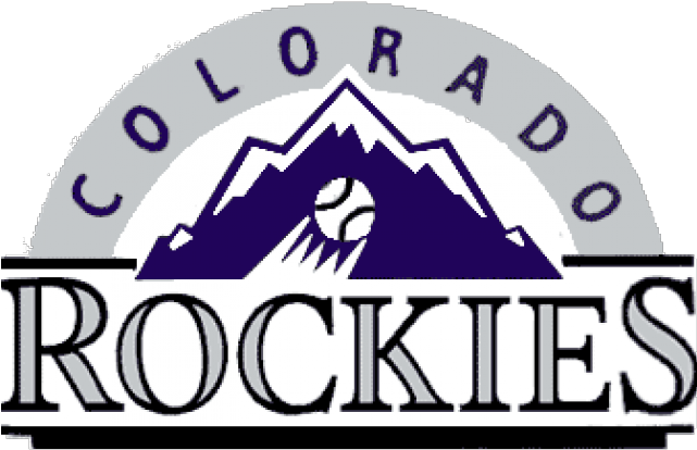 Colorado Clipart Colorado Rockies - Colorado Rockies First Logo - Png Download (640x480), Png Download