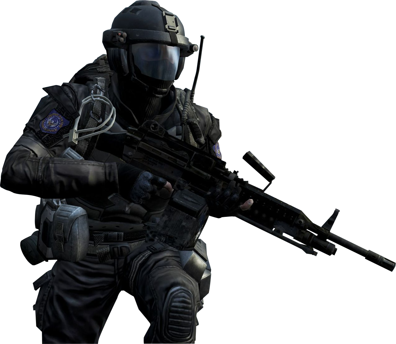 Csgo Player Png - Call Of Duty Black Ops 2 Soldiers Clipart (1266x1101), Png Download