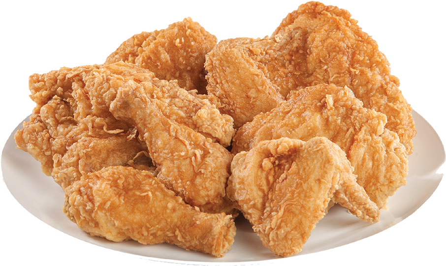 Crispy Chicken - Fried Chicken Menu Clipart (1133x664), Png Download
