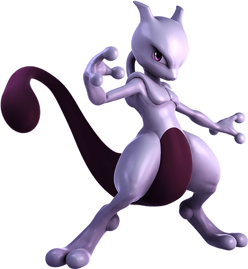 Mewtwo Super Smash Bros Ultimate - Super Smash Bros Ultimate Mewtwo Clipart (628x608), Png Download