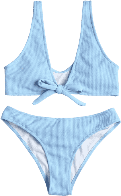 Bowtie Ribbed Scrunch Butt Bikini - Swimsuit Bottom Clipart (558x744), Png Download