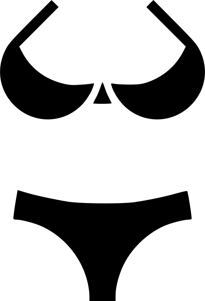 Swimsuit Swimming Suit Underwear Beach Svg Png Icon - Underpants Clipart (668x980), Png Download