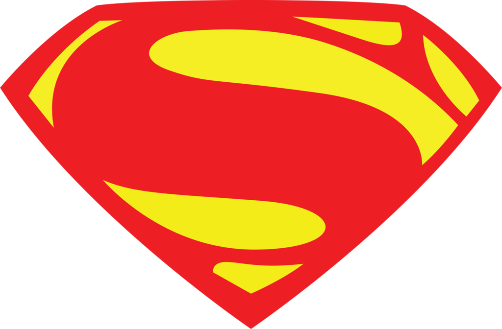 Man Of Steel Logo Png - Superman Logo Svg Clipart (1024x672), Png Download