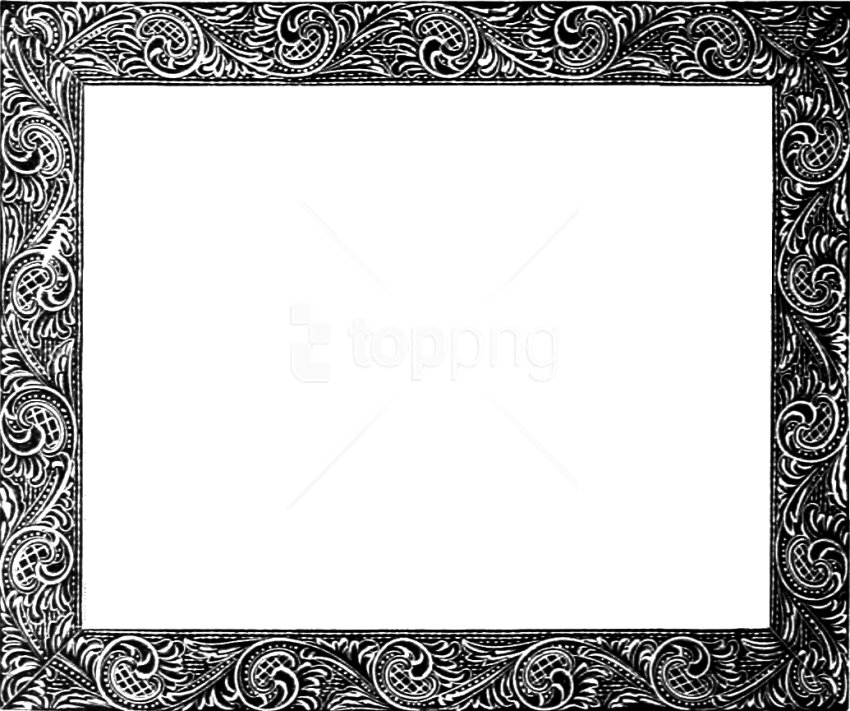 Free Png Vintage Frame Png - Vintage Picture Frame Png Clipart (850x711), Png Download