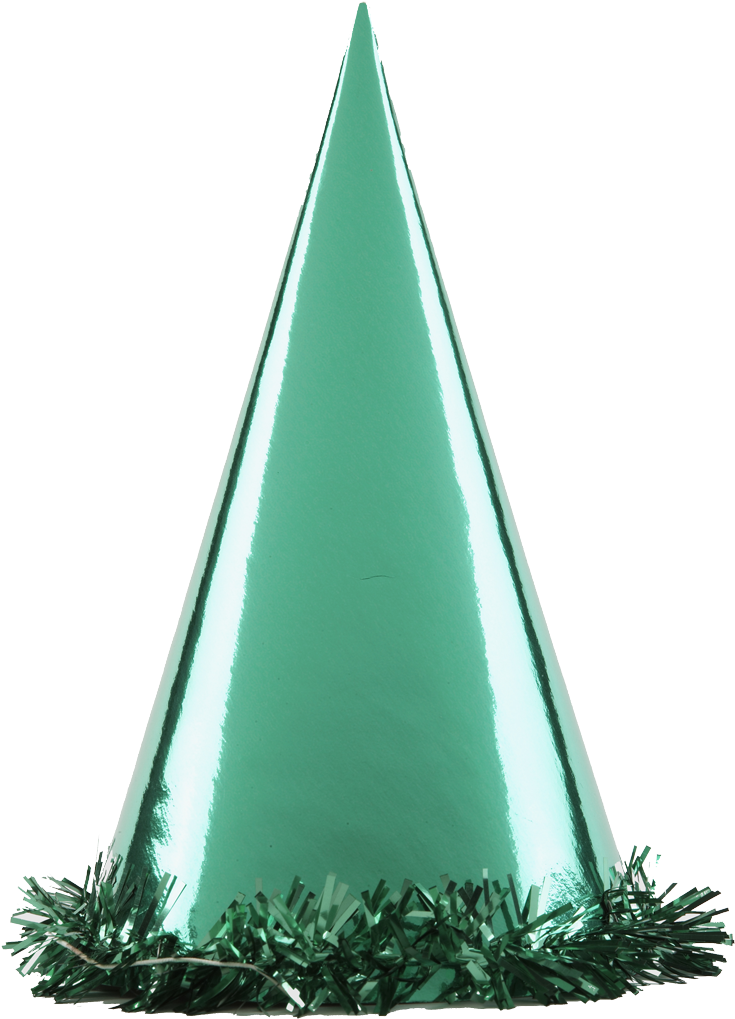 Gezonden Voor Kaylinparty Hat Transparent Background - Party Hat Png Green Clipart (747x1024), Png Download