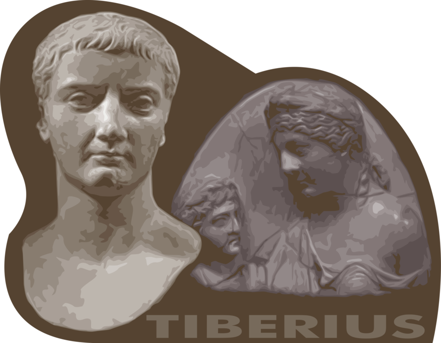 Clipart Transparent Download Emperor Tiberius Image - Bust - Png Download (898x700), Png Download