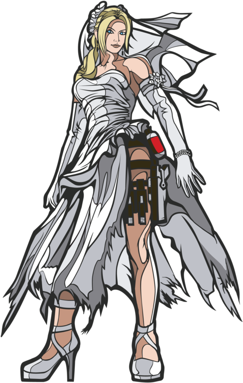 Tekken 7 Nina Williams Figpin - Illustration Clipart (585x1024), Png Download
