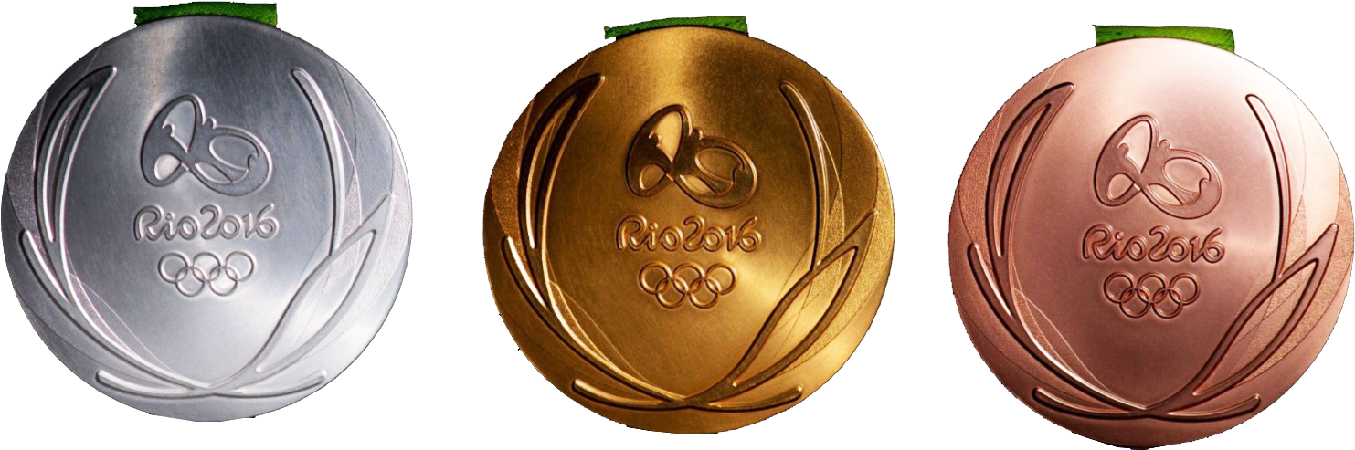 Gouden Medaille Olympische Spelen Clipart (1490x500), Png Download